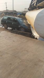 Gridlock at Kara, sagamu as fuel tanker collapses