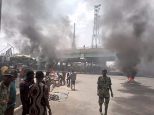 Heavy Protest Rocks Abeokuta Over Fuel, Naira Scarcity