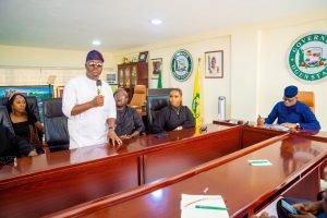 Broda Shaggi, Bambam, Other Ogun Born Celebrities Pays Courtesy Visit To Gov.Dapo Abiodun 