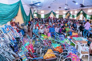 Gov. Ademola Adeleke Distributes Materials to People With Special Needs in Osun