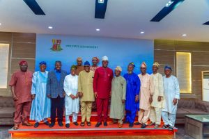 Seyi Makinde Receives LAUTECH Governing Council, Retired Permanent Secretaries at the State Office