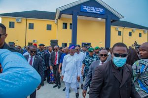 IGP Usman Alkali Baba, Joins Gov. Wike for the commissioning of Police Tactical Operations Centre in Rivers State