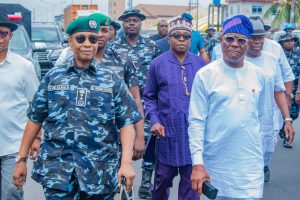 IGP Usman Alkali Baba, Joins Gov. Wike for the commissioning of Police Tactical Operations Centre in Rivers State