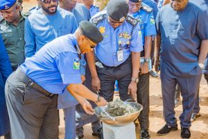 Groundbreaking Ceremony of Quarters as IGP Prioritizes Officer's Welfare