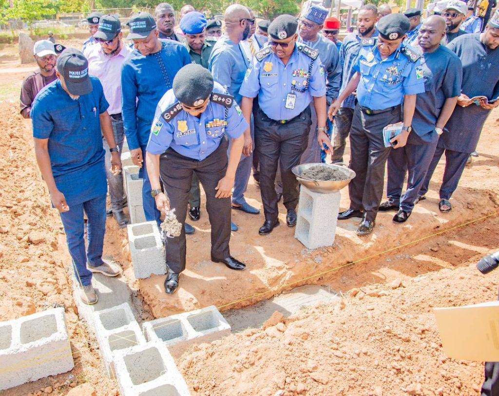 Groundbreaking Ceremony of Quarters as IGP Prioritizes Officer's Welfare