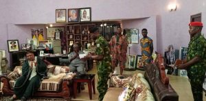 Brig Gen. MT Aminu Pays Courtesy Visit to Akarigbo of Remo land, Emphasizes Importance of Community Support