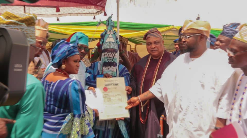 HRM Oba Gabriel Babatunde Adekunle Odunayo Crowned as Aminisan of Oko Sagamu, Ogun State
