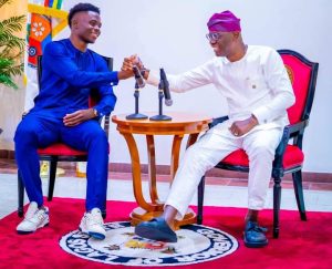 Lagos Governor Hosts Arsenal's Bukayo Saka, Pledges Support for Grassroots Football