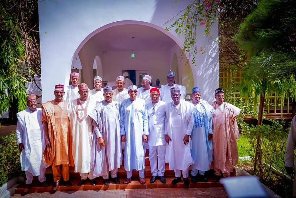 Nigeria Governors’ Forum Pays Courtesy Visit to Former President Buhari in Daura
