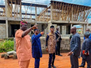 Dapo Abiodun Inspects Ongoing Construction of 60 Units of Houses at Kobape Estate