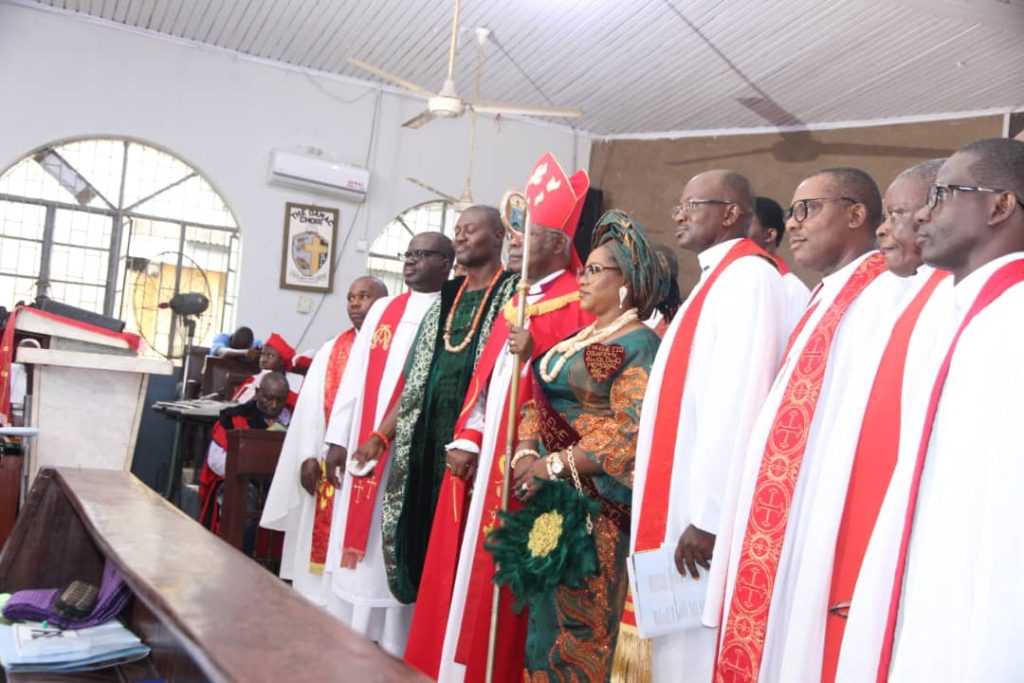 Chief Mrs. Aderonke Mercy Ajayi Installed as Iya Ewe of Obafemi Awolowo Memorial Anglican Church, Ikenne