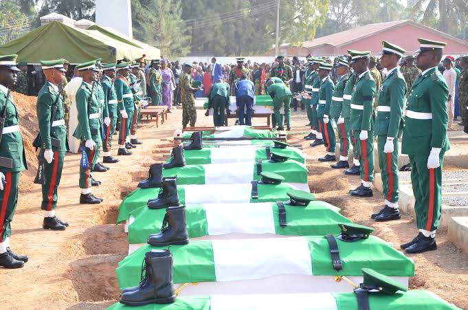 Mournful Atmosphere as Fallen Heroes Are Laid to Rest at National Military Cemetery in Abuja