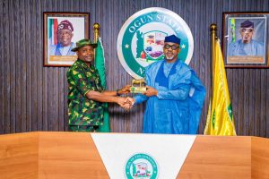 Governor Dapo Abiodun Collaborates with New GOC of 81 Division to Strengthen Security Measures in Ogun State