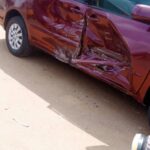 Breaking: Multiple Vehicles Damaged in Sagamu Road Accident, Two Critically Injured 