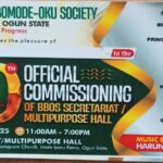 BLESSED BOMODE OKU SOCIETY, IPERU CELEBRATES 60TH ANNIVERSARY, COMMISSIONS SECRETARIAT/MULTIPURPOSE HALL