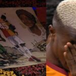 Nigeria international Victor Osimhen was left visibly emotional on Tuesday night after fans of Galatasaray S.K. unveiled a touching tifo in his honour ahead of their UEFA Champions League clash against Liverpool F.C..